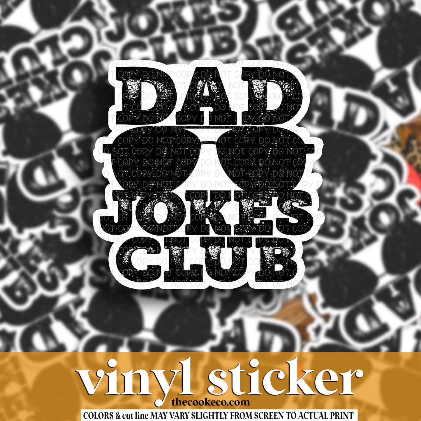 Vinyl Sticker | #V1995 - DAD JOKES CLUB