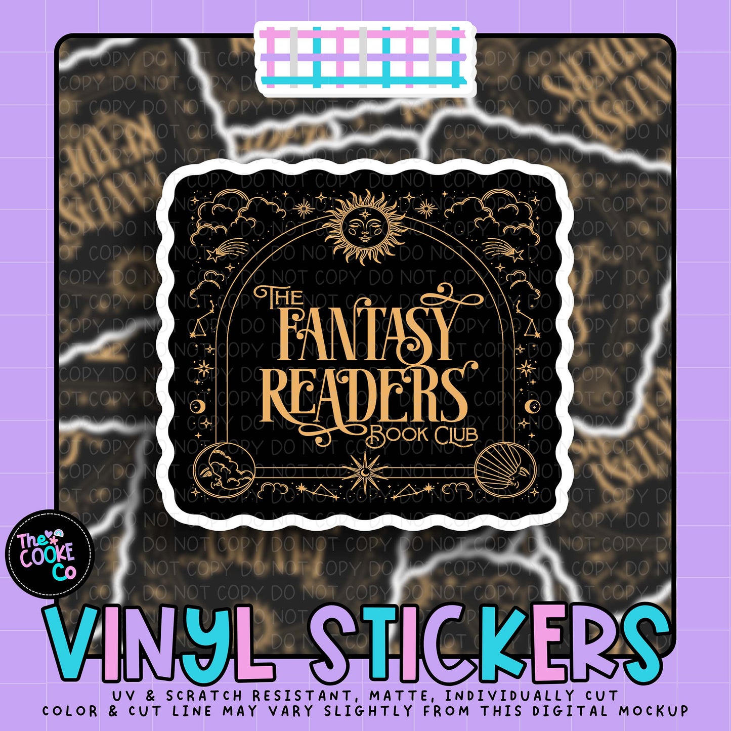 Vinyl Sticker | #V2001 - THE FANTASY READERS BOOK CLUB
