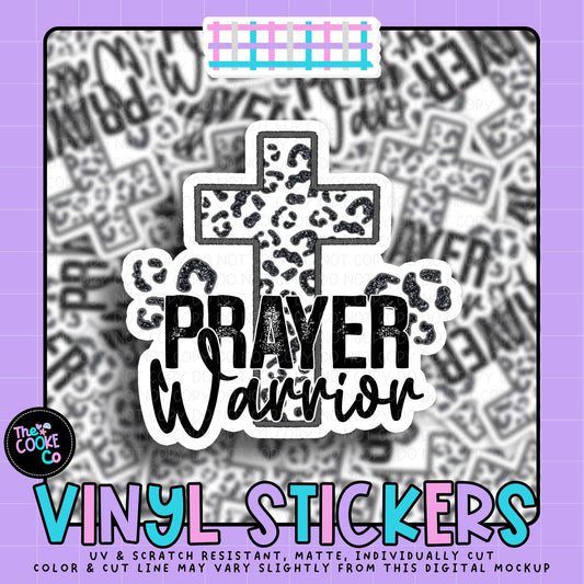 Vinyl Sticker | #V2015 - PRAYER WARRIOR