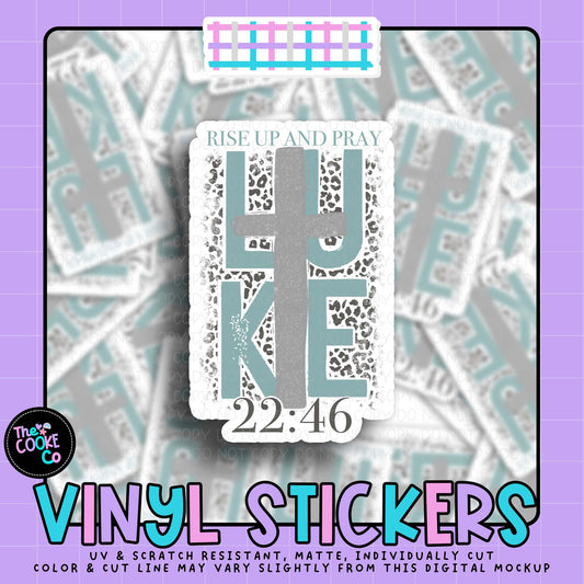 Vinyl Sticker | #V2016 - RISE UP AND PRAY