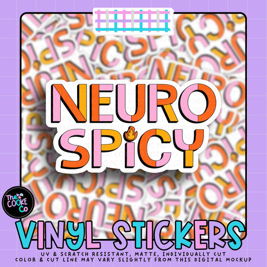 Vinyl Sticker | #V2038 - NEURO-SPICY