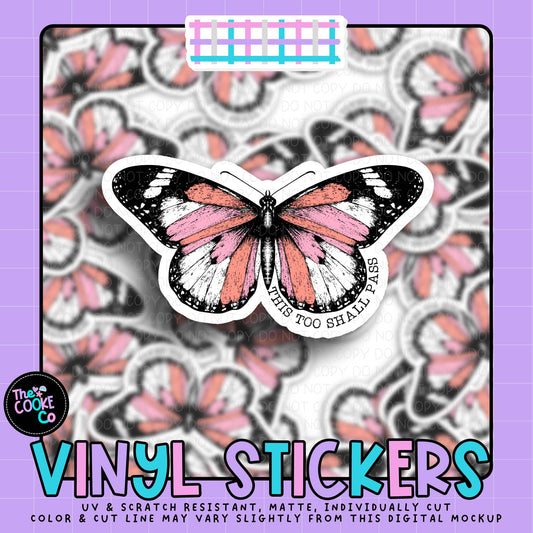 Vinyl Sticker | #V2067 - THIS TOO SHALL PASS