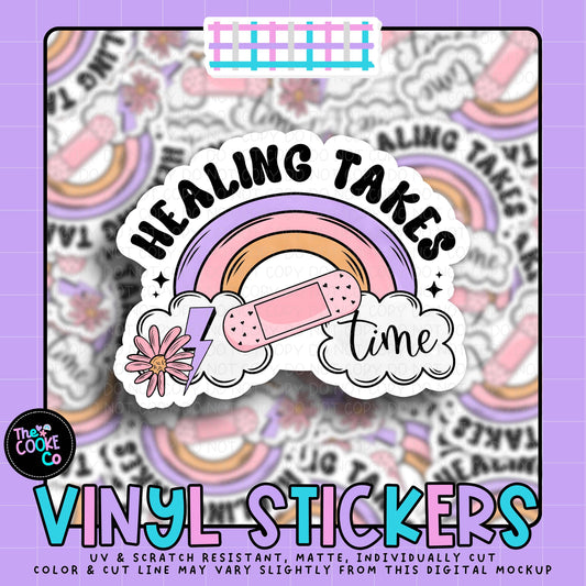 Vinyl Sticker | #V2086 - HEALING TAKES TIME