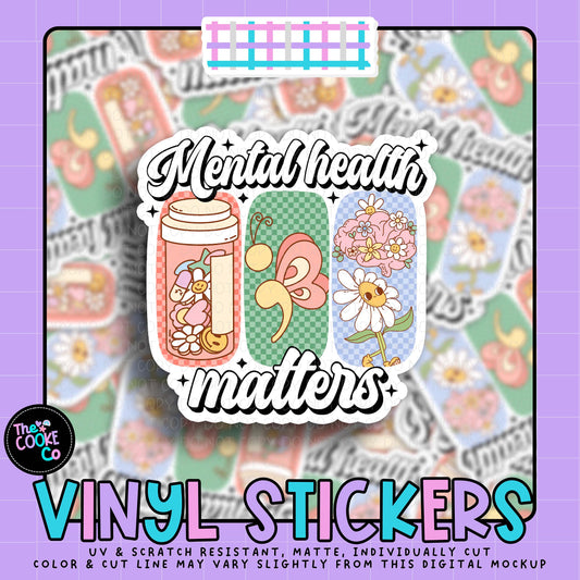 Vinyl Sticker | #V2090 - MENTAL HEALTH MATTERS