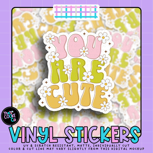 Vinyl Sticker | #V2112 - YOU ARE CUTE