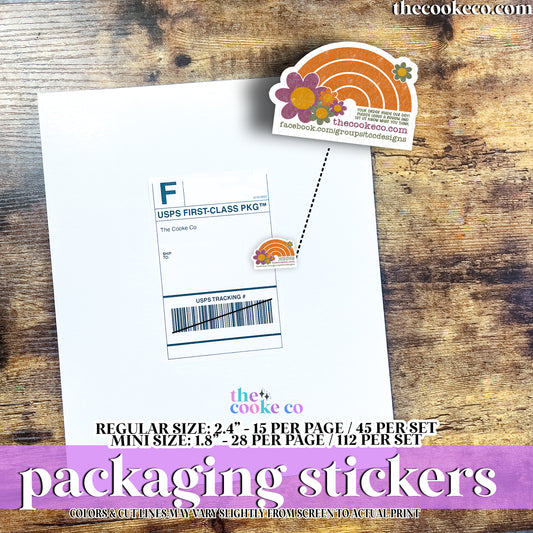 Customizable Packaging Stickers | LEAVE A REVIEW FALL