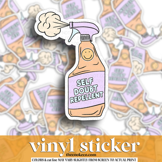 Vinyl Sticker | #V1445 - SELF DOUBT REPELLENT