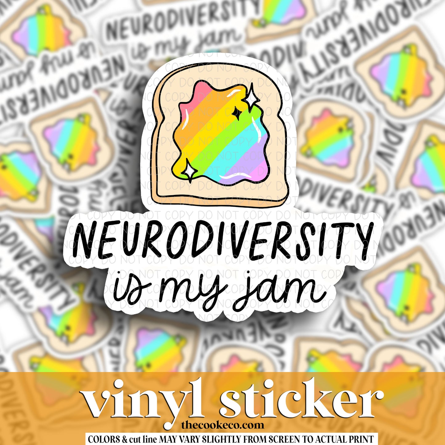 Vinyl Sticker | #V1470 - NEURODIVERSITY IS MY JAM