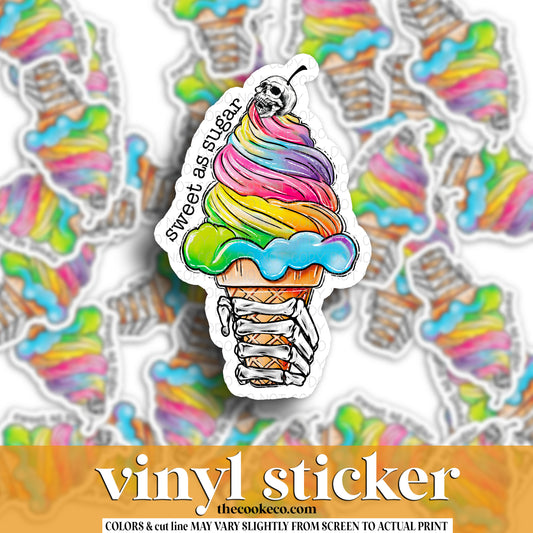 Vinyl Sticker | #V1492 - SWEET AS SUGAR