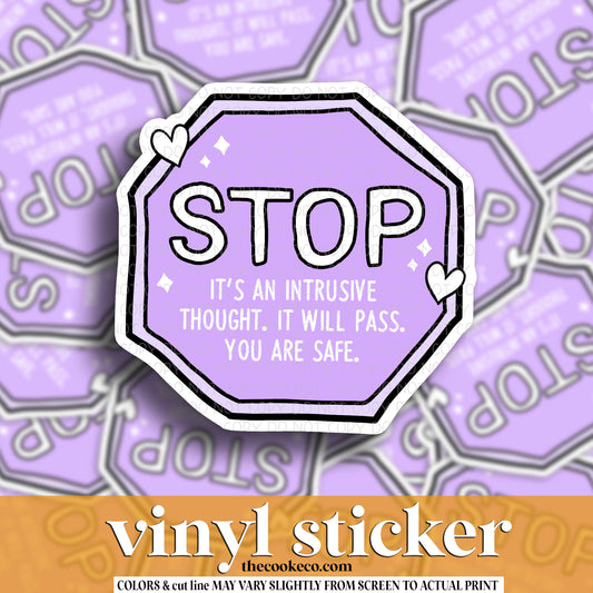 Vinyl Sticker | #V1510 - STOP YOU ARE SAFE