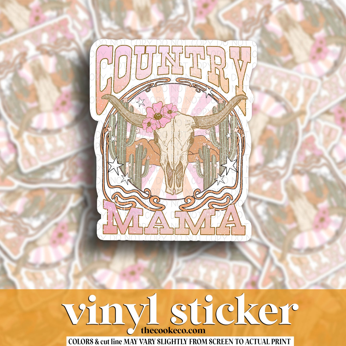 Vinyl Sticker | #V1535 - COUNTRY MAMA
