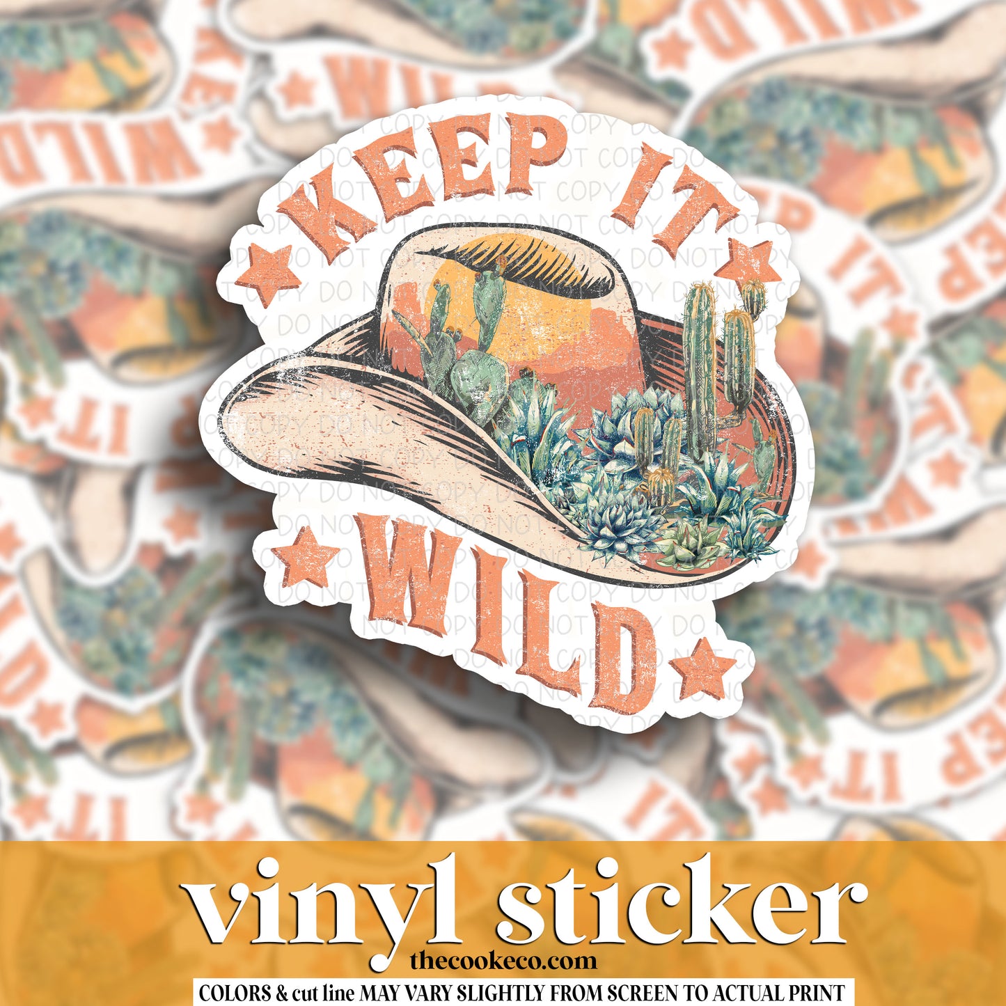 Vinyl Sticker | #V1537 - KEEP IT WILD