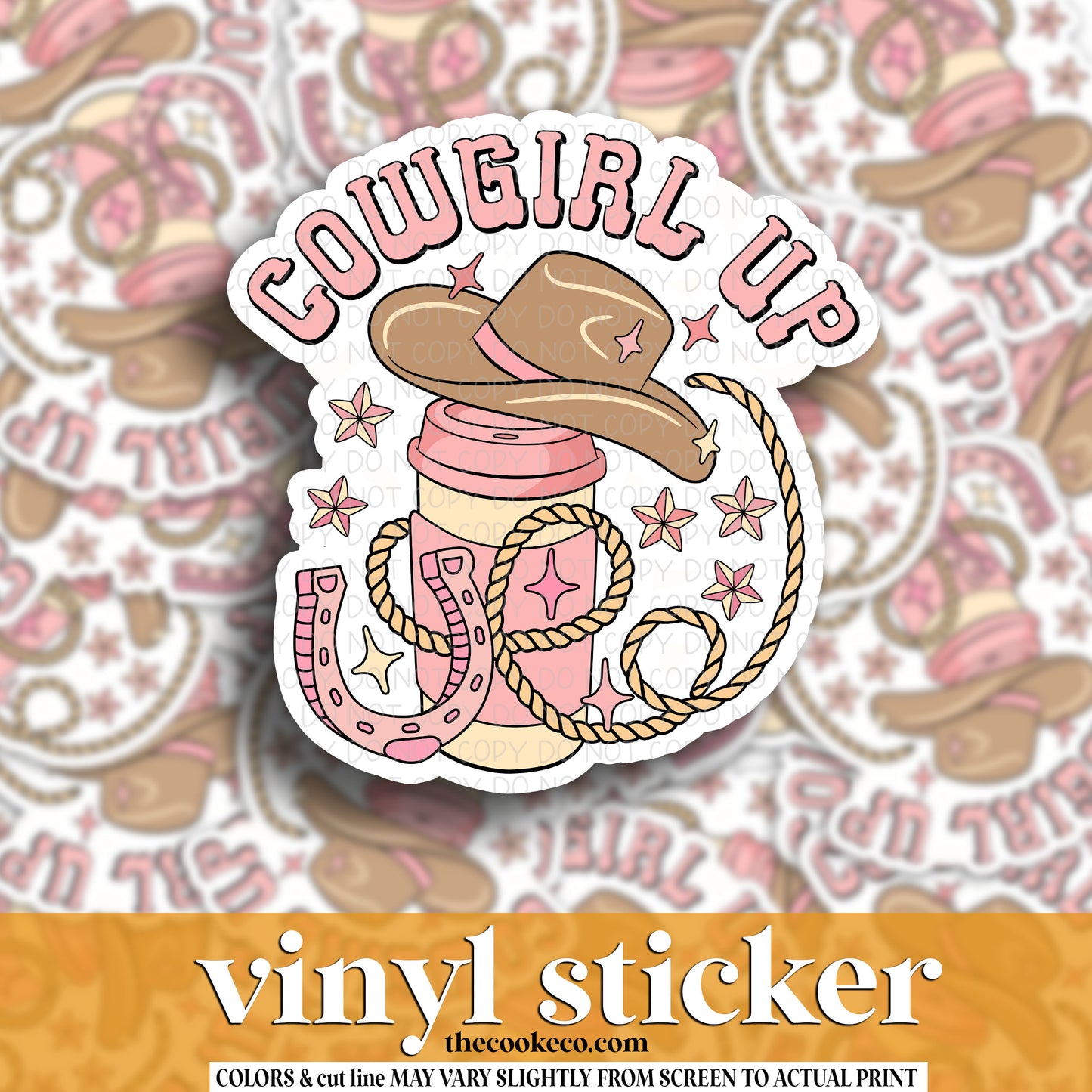 Vinyl Sticker | #V1538 - COWGIRL UP