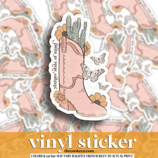 Vinyl Sticker | #V1540 - YEEHAW STATE OF MIND