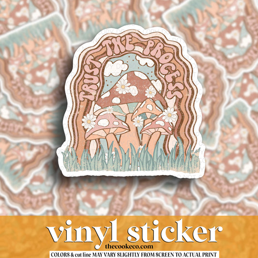 Vinyl Sticker | #V1541 - TRUST THE PROCESS