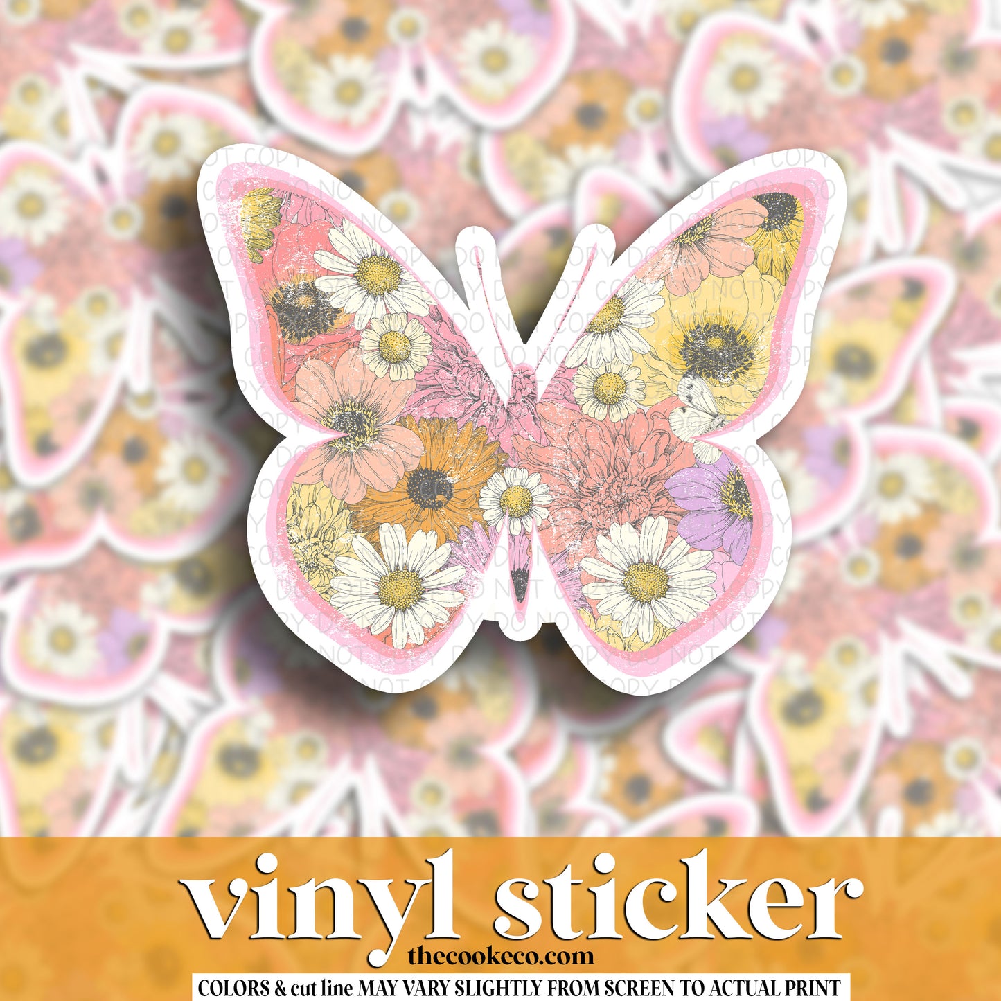 Vinyl Sticker | #V1544 - BUTTERFLY