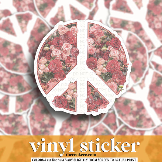 Vinyl Sticker | #V1545 - PEACE SIGN