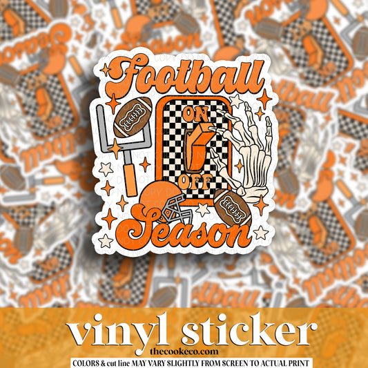 Vinyl Sticker | #V1551 - FOOTBALL SEASON