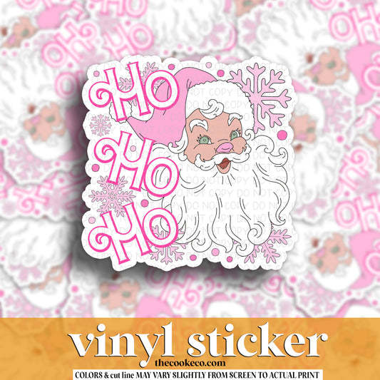 Vinyl Sticker | #V1607 -  HO HO HO SANTA