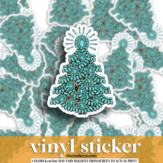 Vinyl Sticker | #V1622 -  WESTERN CHRISTMAS TREE