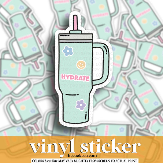 Vinyl Sticker | #V1693 - HYDRATE TUMBLER