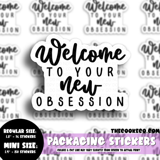 Packaging Stickers | #BW0193 - NEW OBSESSION