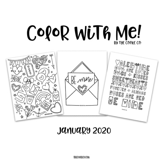 Color With Me by The Cooke Co - January 2020