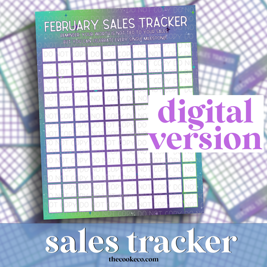 FEBRUARY SALES TRACKER - DIGITAL VERSION