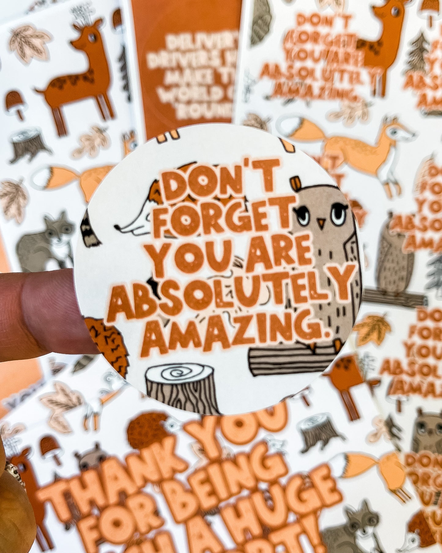 RTS Packaging Stickers | #RTS220 - DON'T FORGET YOU ARE ABSOLUTELY AMAZING