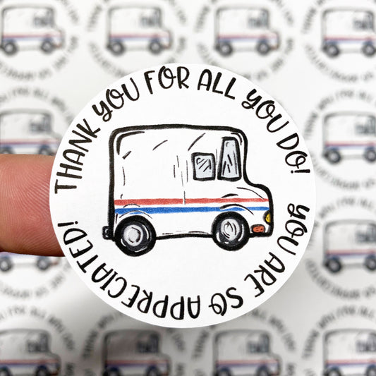 RTS Packaging Stickers | #RTS0079 - POSTAL WORKER - USPS ©