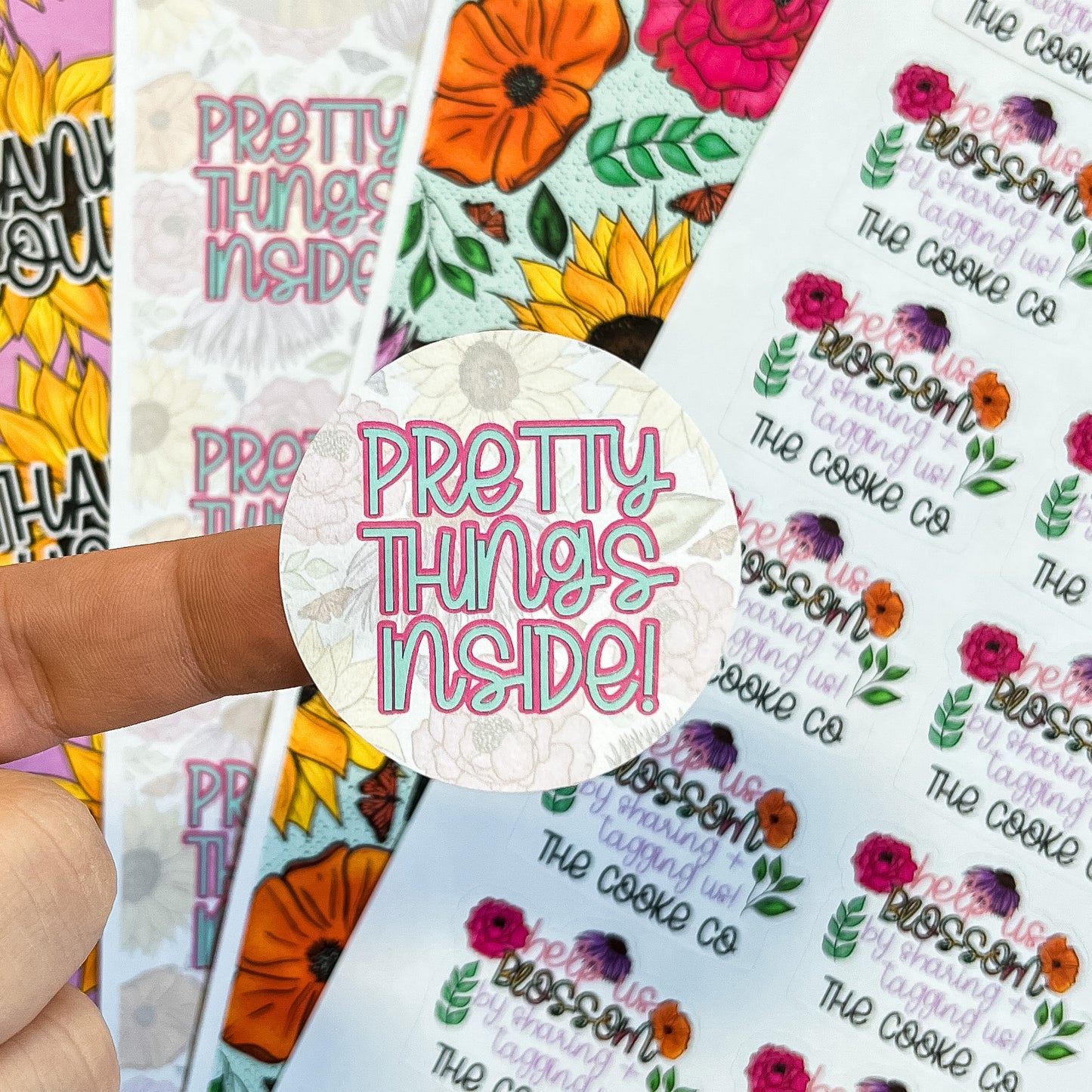 Packaging Stickers | #RTS0206 - PRETTY THINGS INSIDE