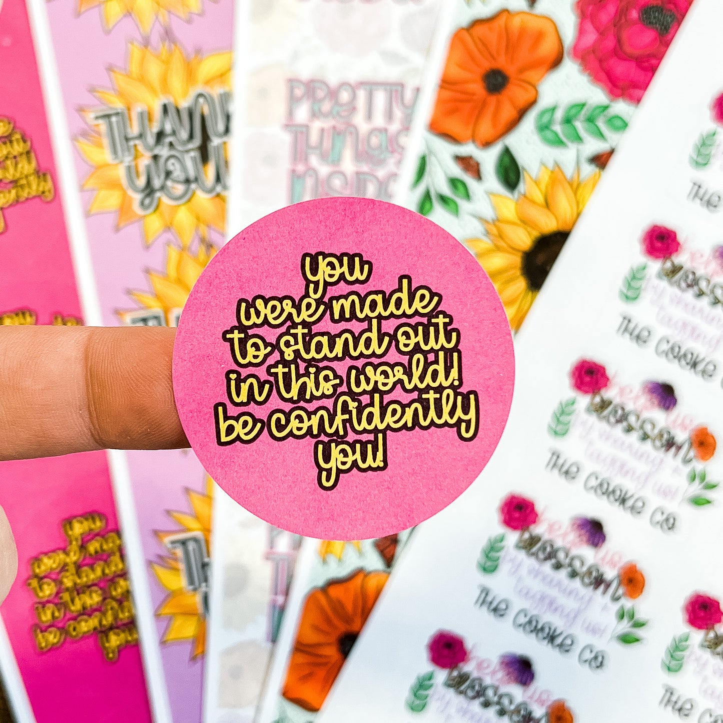 RTS Packaging Stickers | #RTS0204 - BE CONFIDENTLY YOU