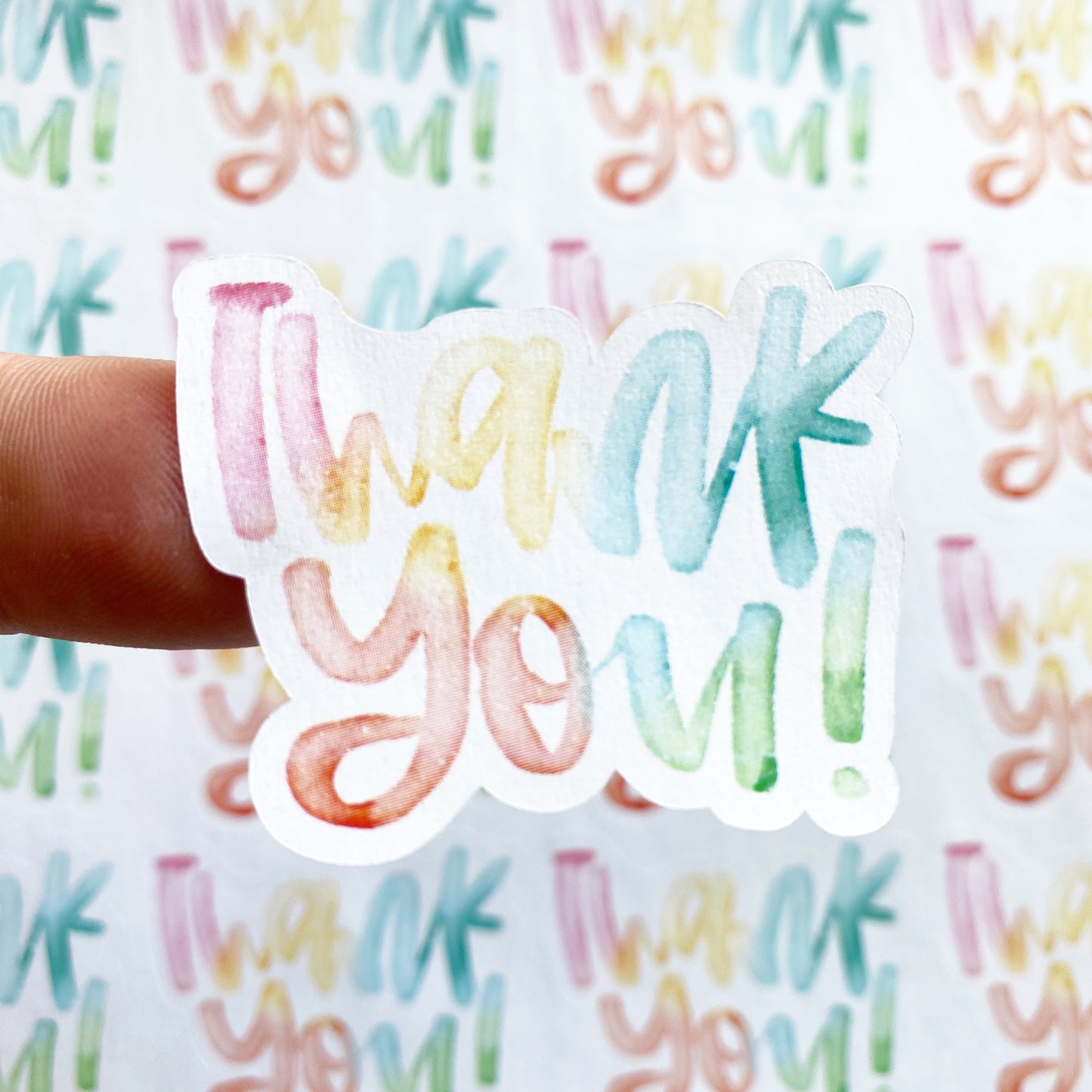 PTO Packaging Stickers | #C0191 - THANK YOU