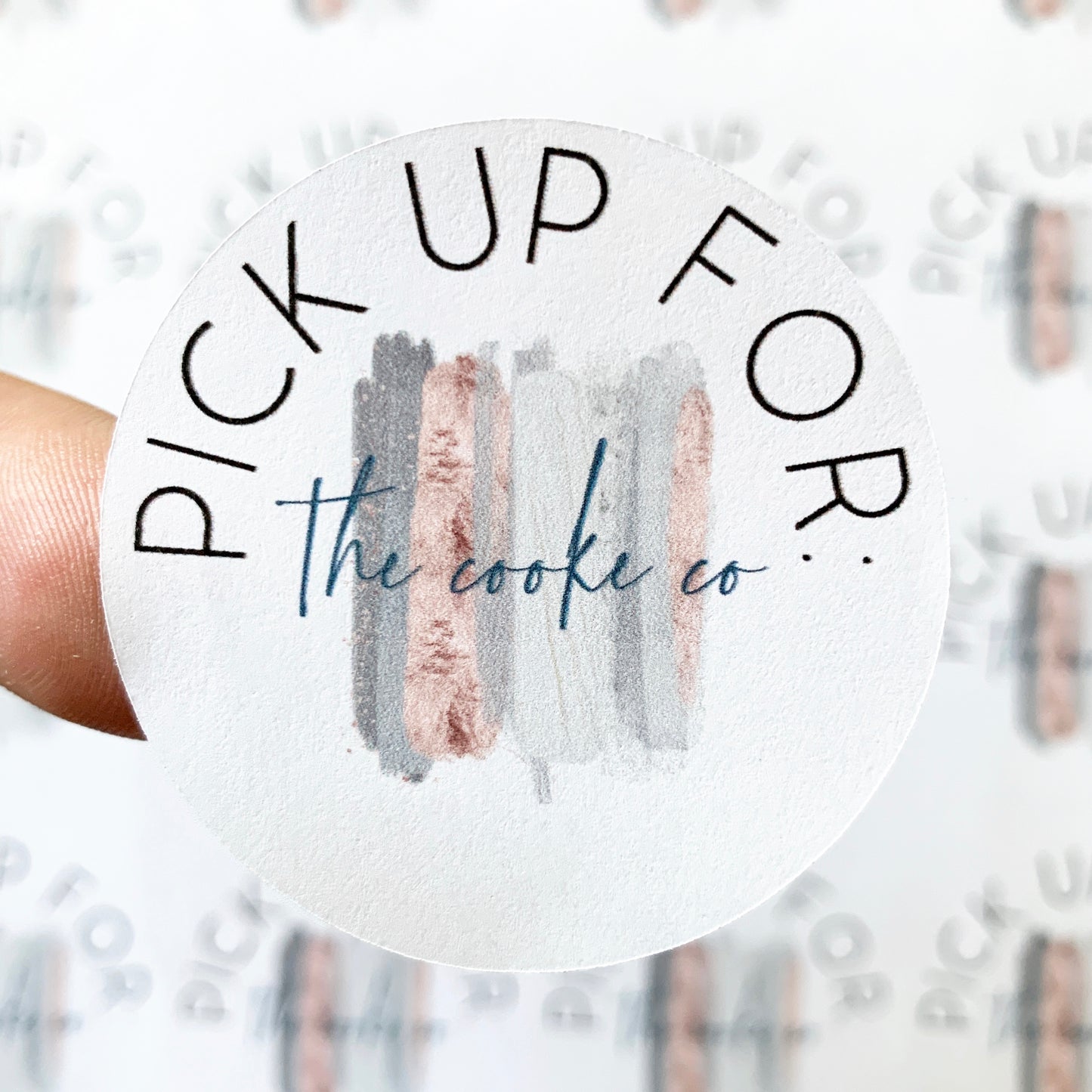Custom Packaging Stickers | Customizable: #0013 - Pick up For