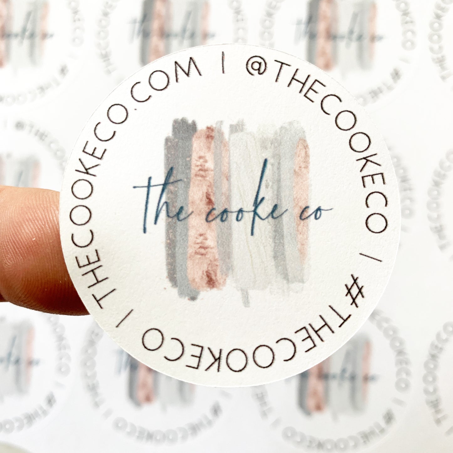 Custom Packaging Stickers | Customizable: #0022- Shop Info Only