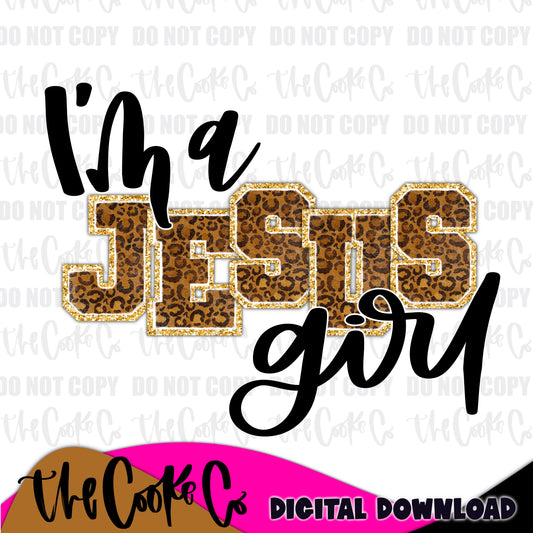 I'M A JESUS GIRL  | Digital Download | PNG