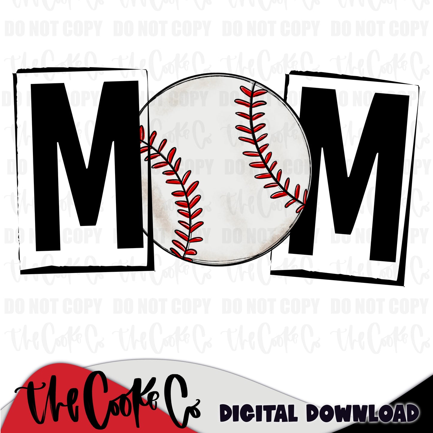 MOM BASEBALL | Digital Download | PNG