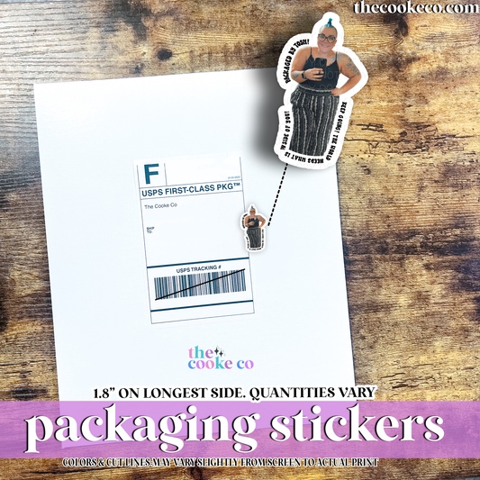 Customizable Packaging Stickers | PACKAGED BY WITH PHOTO