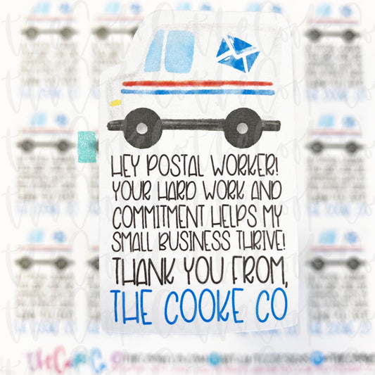 Customizable Packaging Stickers | #0031 - MAKES MY SMALL BUSINESS THRIVE - USPS