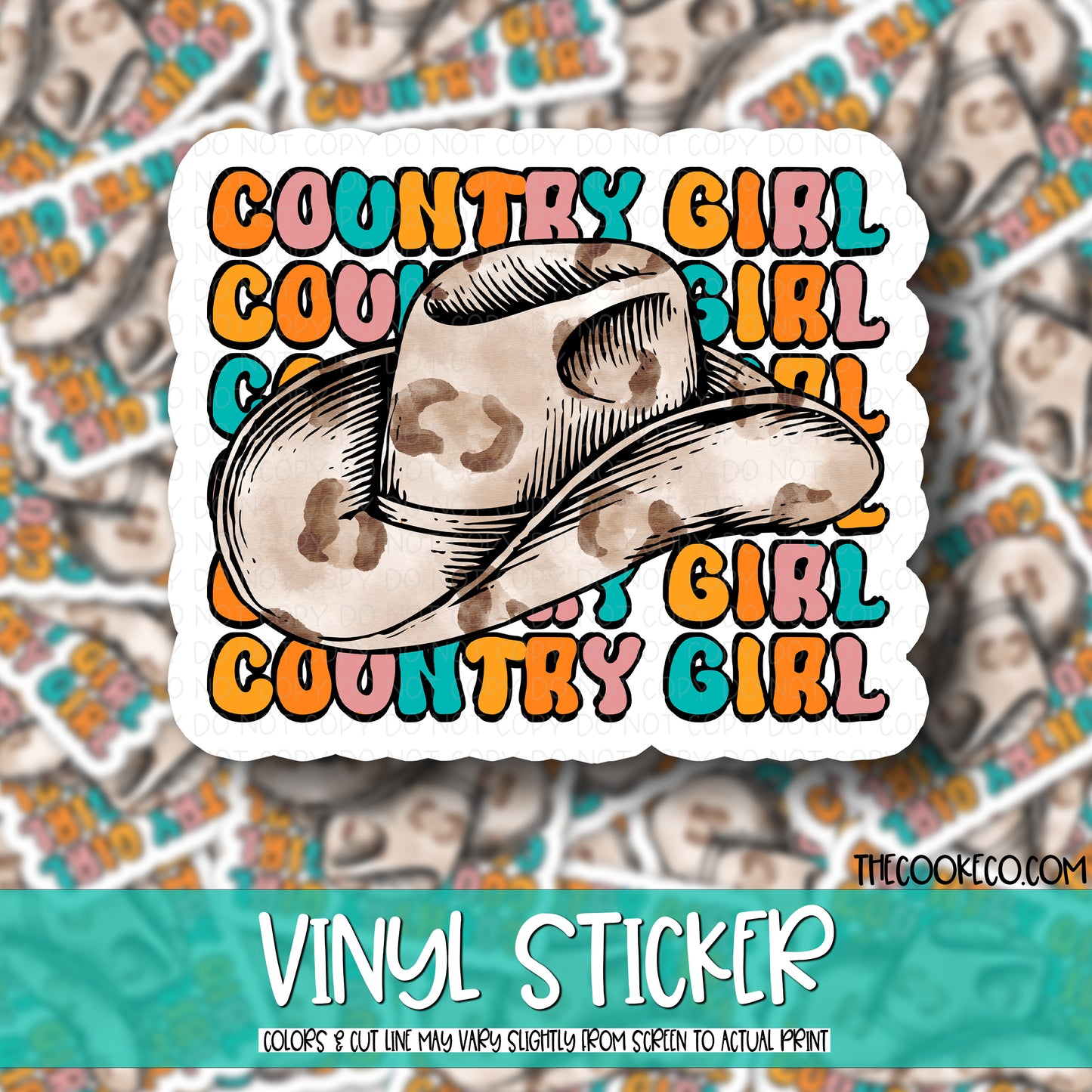 Vinyl Sticker | #V0639 - COUNTRY GIRL