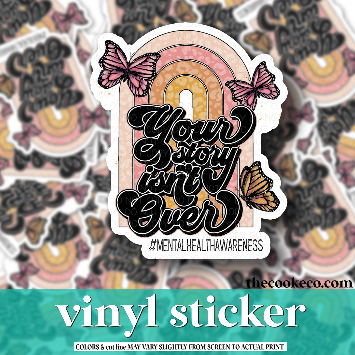 Vinyl Sticker | #V0728 - YOUR STORY ISN'T OVER
