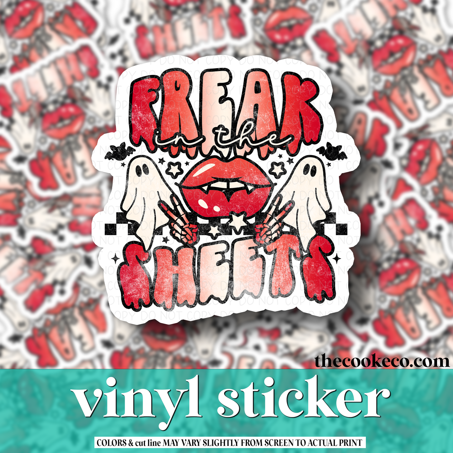 Vinyl Sticker | #V0804 - FREAK IN THE SHEETS