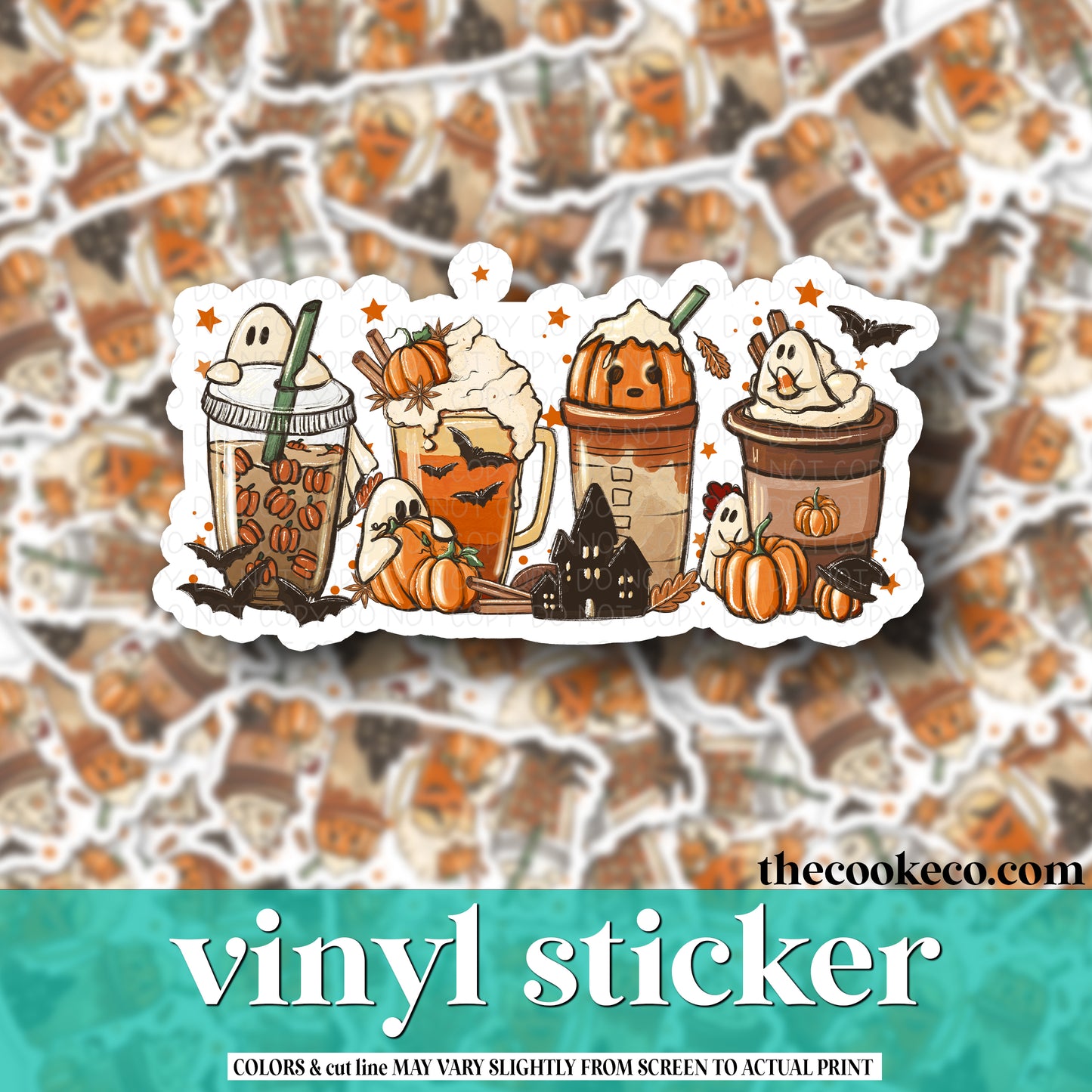 Vinyl Sticker | #V0807 - HALLOWEEN COFFEE