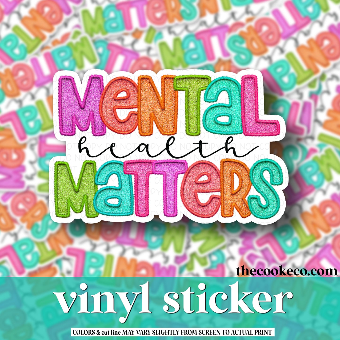 Vinyl Sticker | #V0827 - MENTAL HEALTH MATTERS