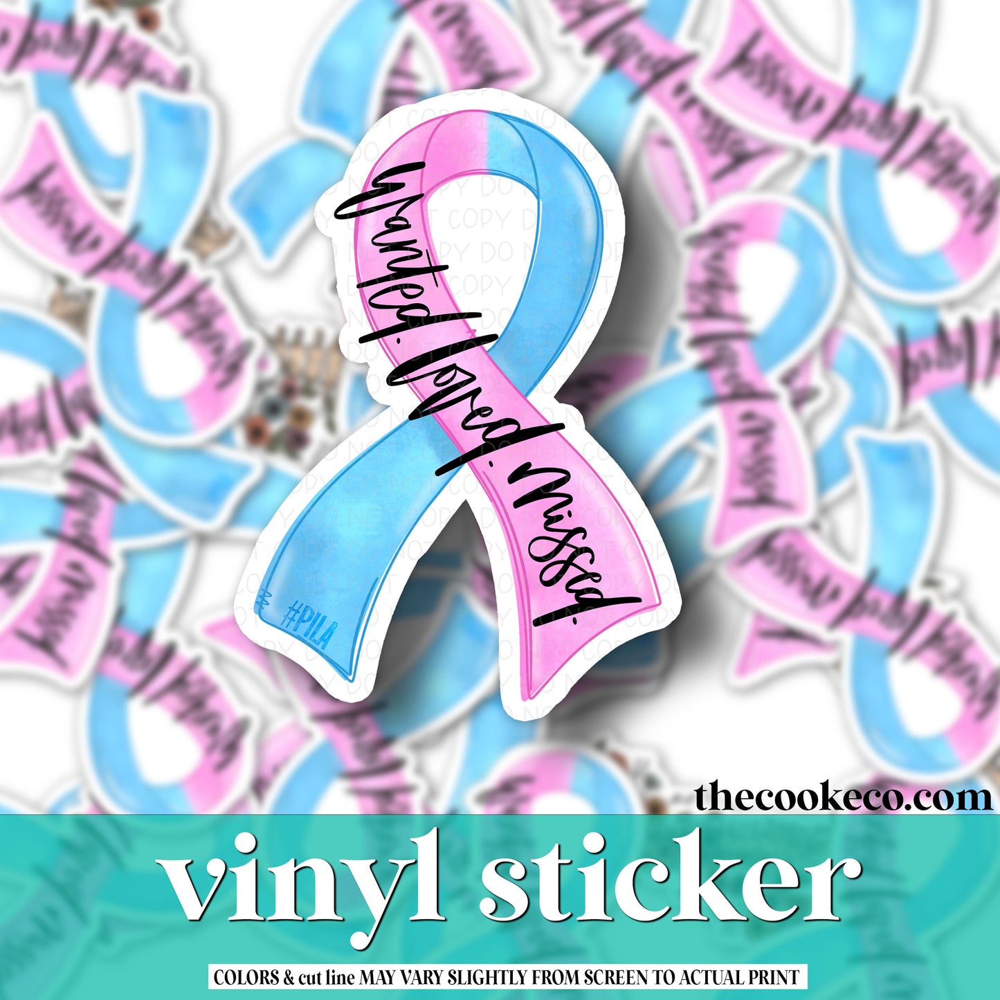 Vinyl Sticker | #V0874 - WANTED LOVED MISSED