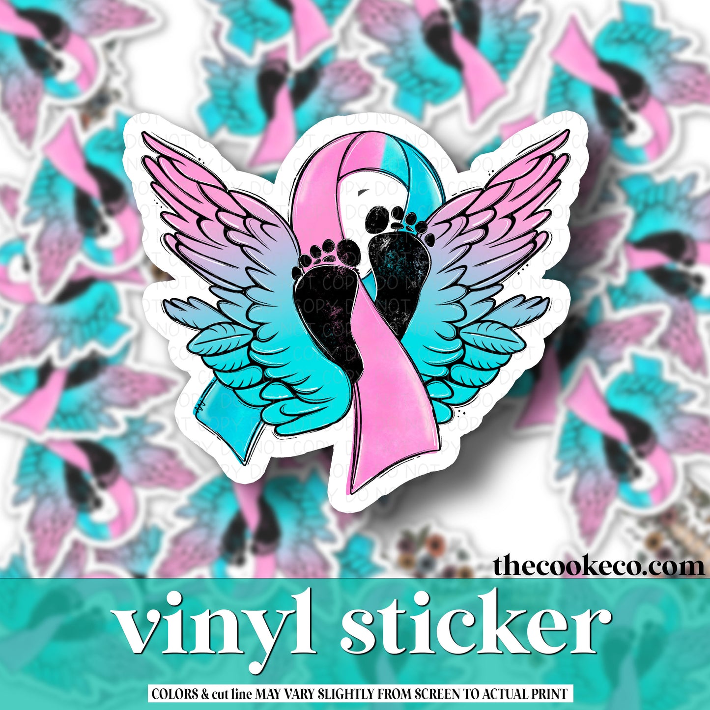 Vinyl Sticker | #V0894 - PREGNANCY LOSS RIBBON