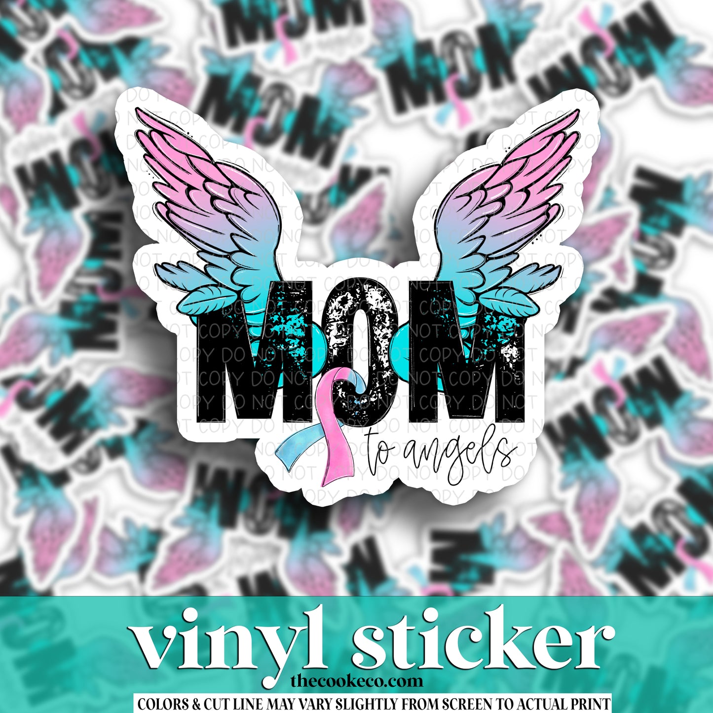 Vinyl Sticker | #V0895A - MOM TO ANGELS