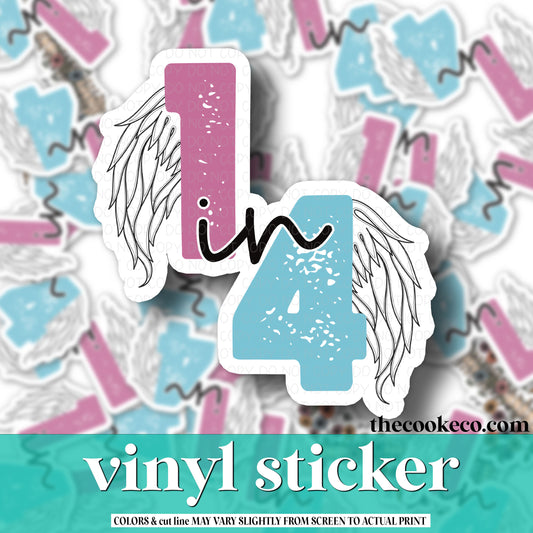 Vinyl Sticker | #V0897 - 1 IN 4