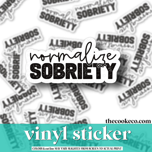 Vinyl Sticker | #V0900 - NORMALIZ SOBRIETY