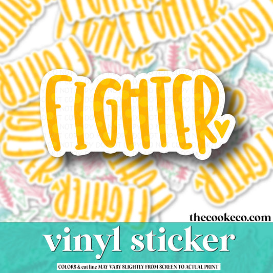 Vinyl Sticker | #V0948 - FIGHTER GOLD